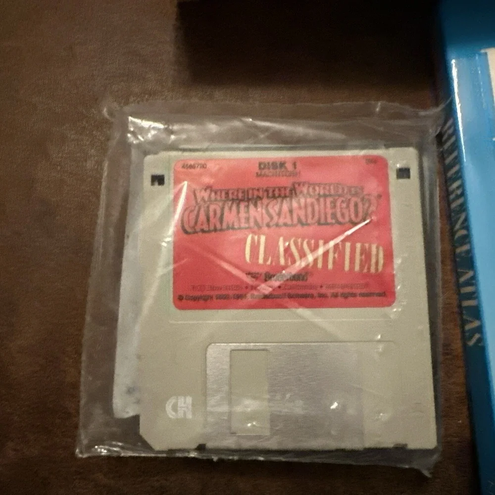 Vintage MacSoftware,Where In The World Is Carmen Sandiego,Where In USA 93 Bigbox